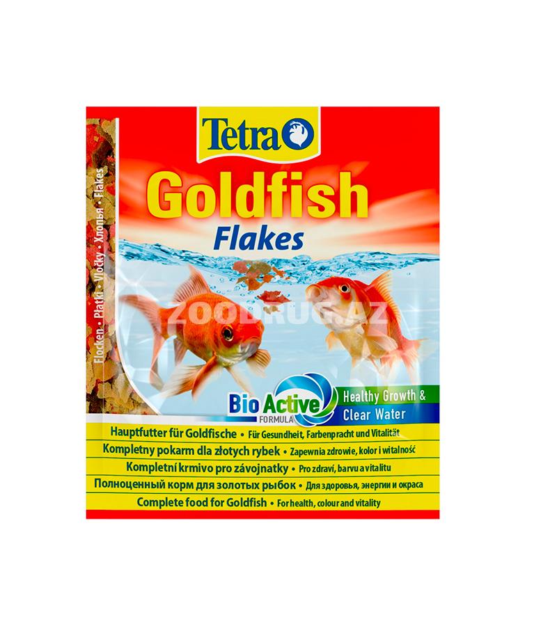 Tetra Goldfish Flakes Корма для рыб хлопья 12 гр.
