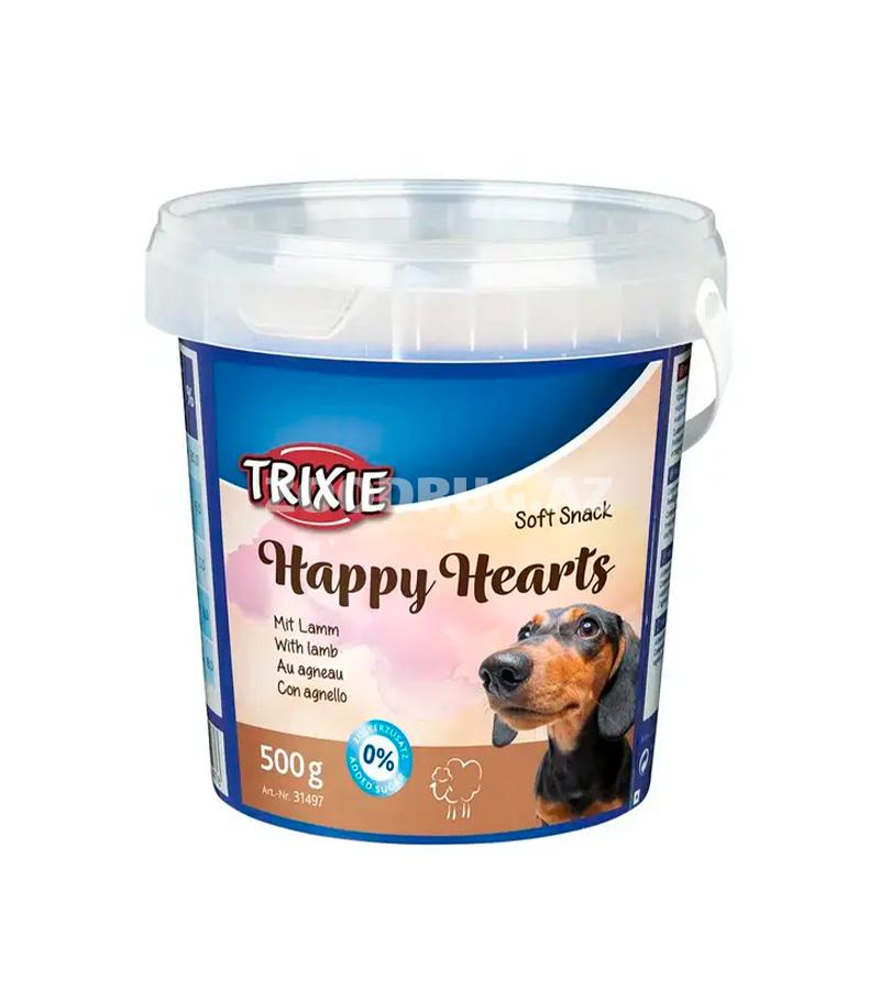Витаминизированное лакомство Trixie Happy Hearts  для собак с мясом баранины (500 гр)