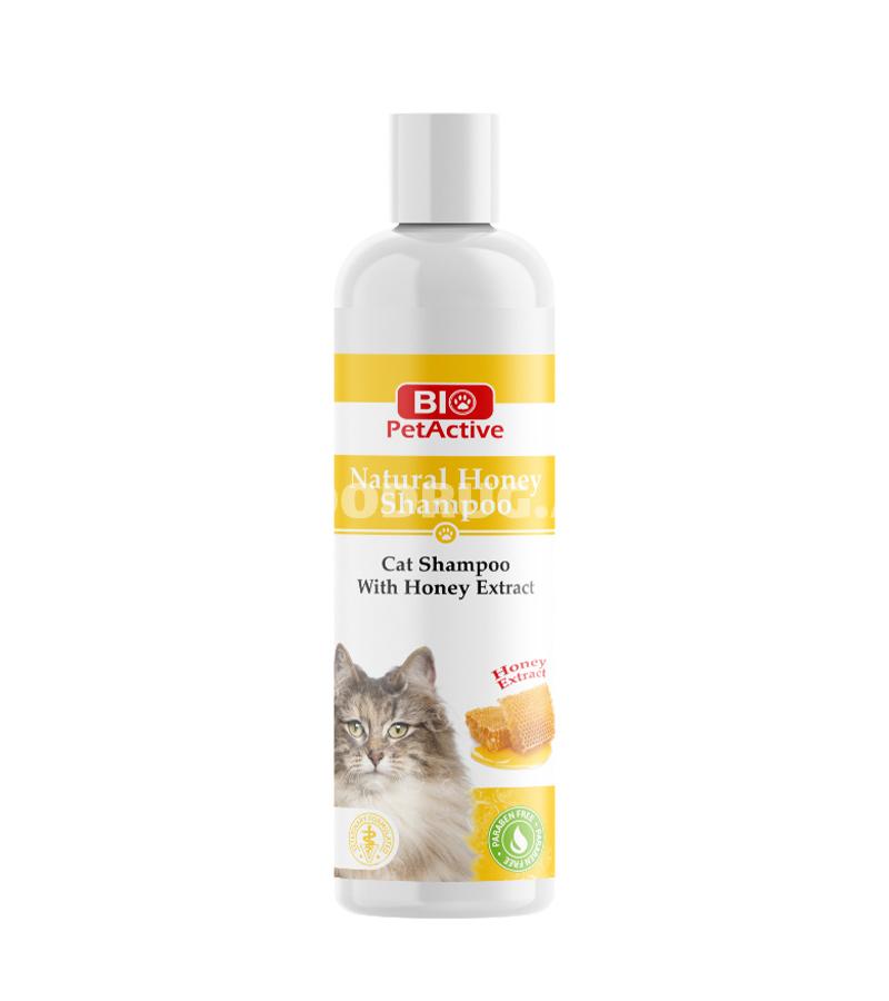 Шампунь Bio PetActive Natural Honey Shampoo для кошек с экстрактом меда 250 мл.
