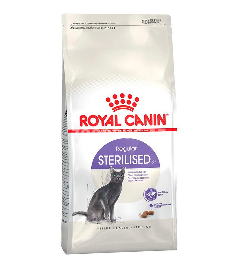 Сухой корм ROYAL CANIN STERILISED 37 для взрослых кастрированных котов и стерилизованных кошек