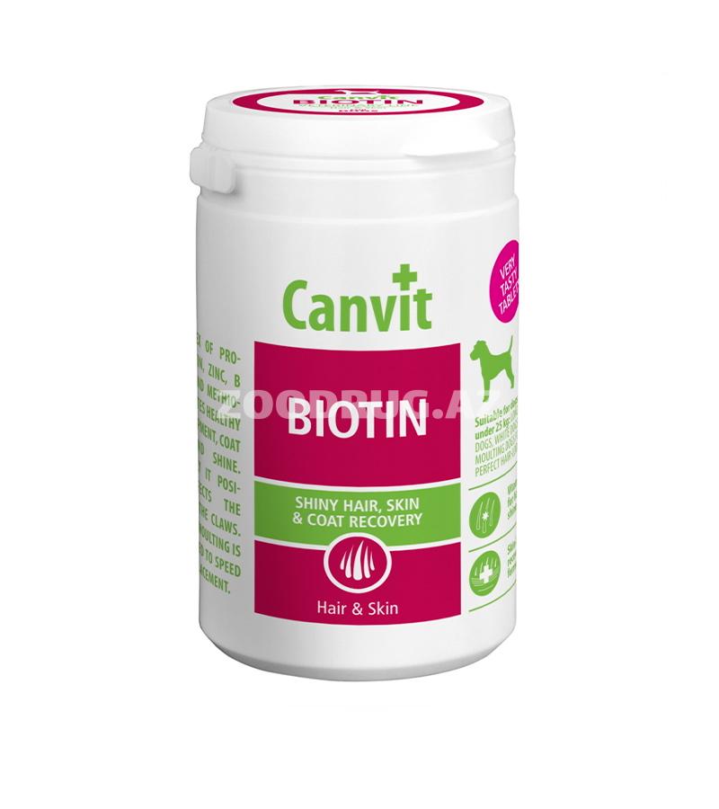 Витамины Canvit Biotine Dog  для улучшения состояния кожи, ногтей и блеска шерсти 230 гр.