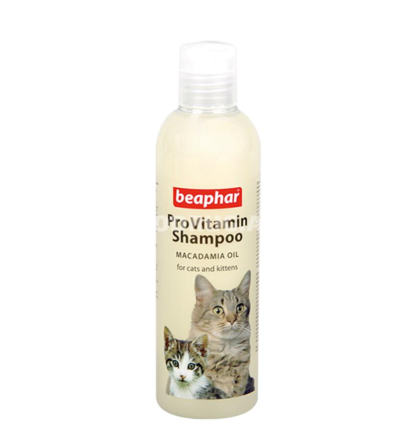 BEAPHAR PRO VIT MACADAMIA OIL шампунь для кошек и котят с чувствительной кожей масло австралийского ореха (250 мл)