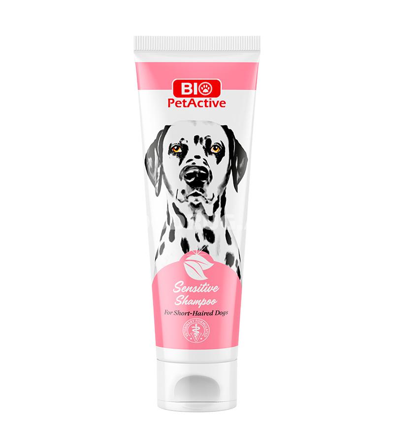 Шампунь Bio PetActive Sensitive Shampoo для для короткошерстных собак с экстракт алоэ вера и дыни 250 мл.