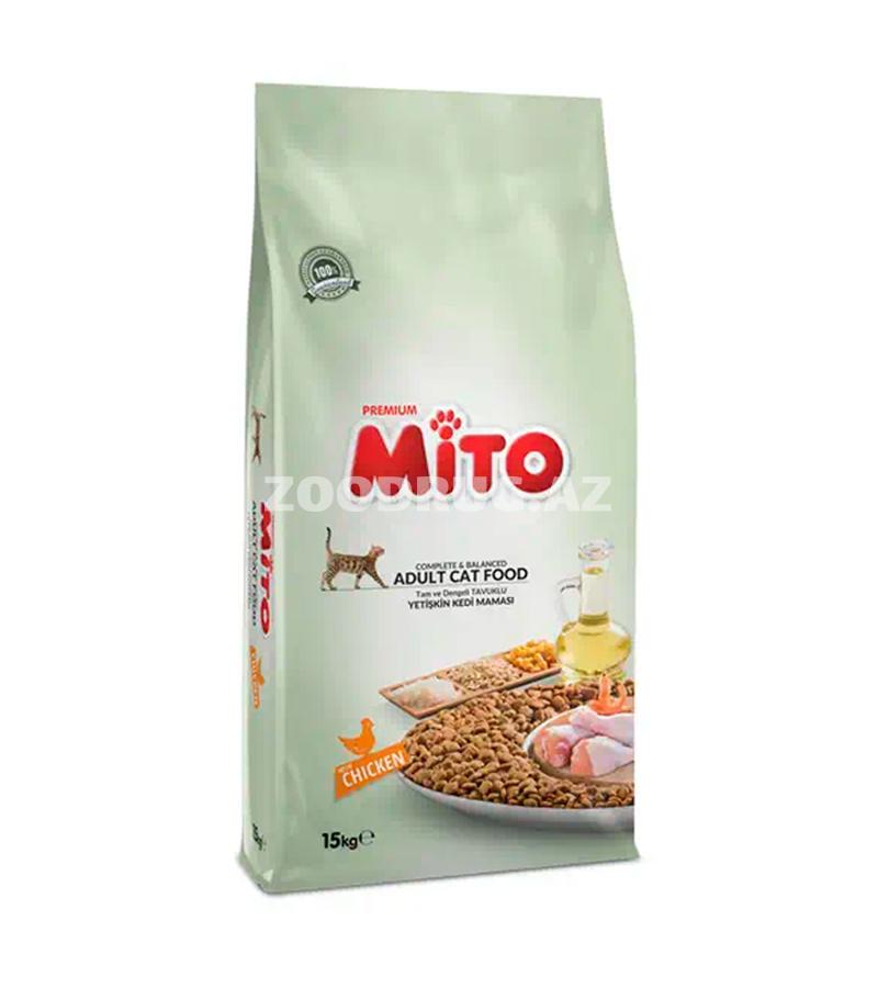 Сухой корм Mito Mix для взрослых кошек с курицей