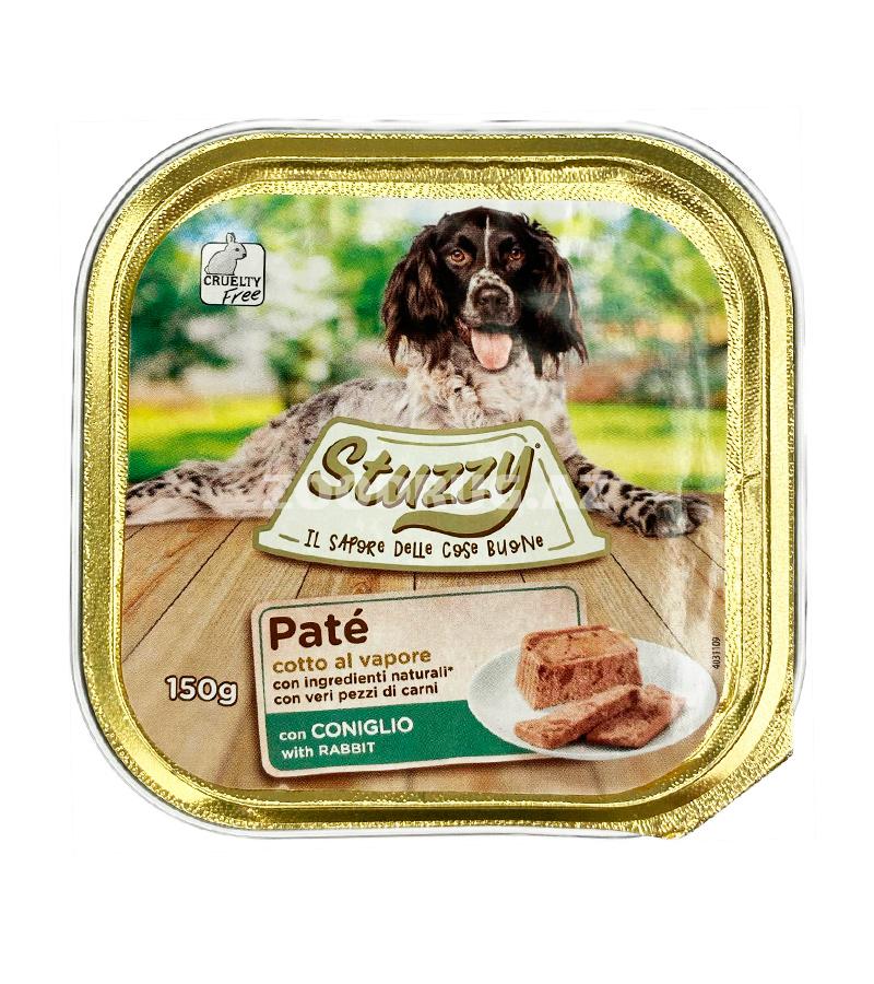 Влажный корм STUZZY PATE DOG  RABBIT для взрослых собак паштет со вкусом кролика 150 гр.