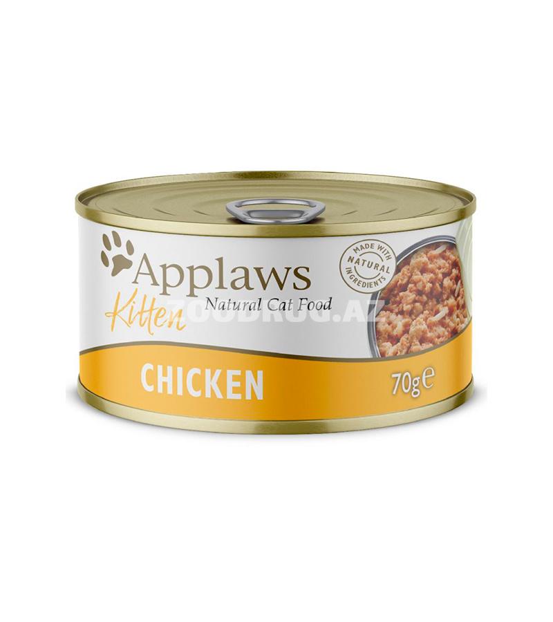 Консервы APPLAWS для котят с курицей (70 гр)