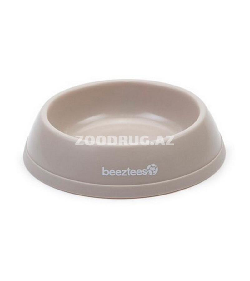 Миска пластиковая Beeztees для кошек и собак мелких пород. Цвет: Бежевый. Объем: 200 мл.