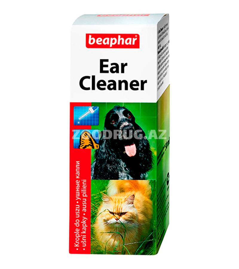 Лосьон Beaphar Ear Cleaner для чистки ушей собак и кошек  50 мл. 