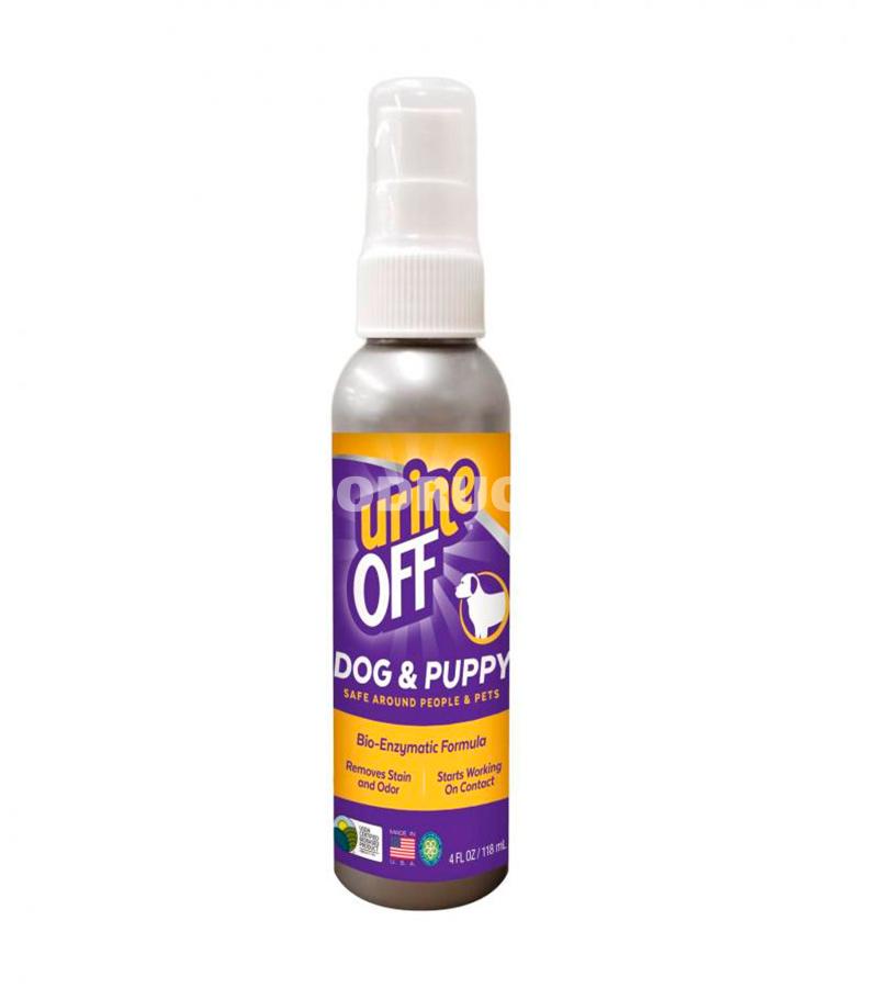 Cпрей TropiClean Urine Off для удаления органических пятен и запахов для щенков и собак (118 мл)