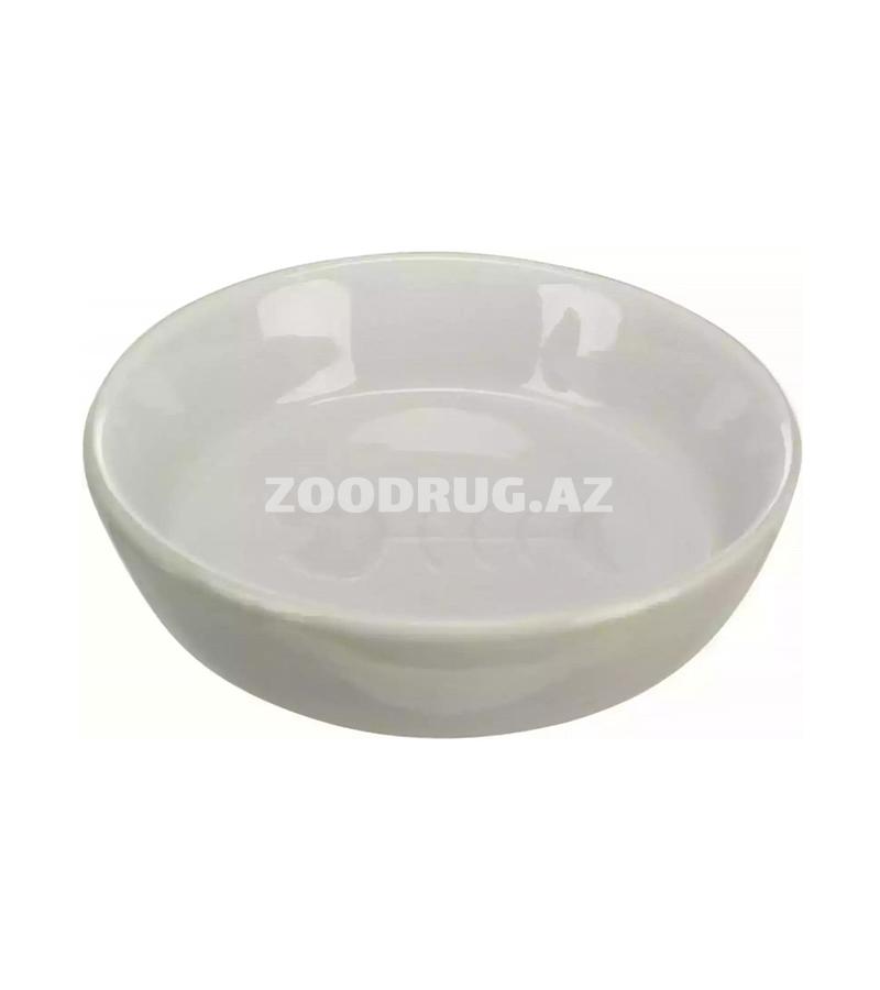 Керамическая миска Trixie для кошек-стильная простота и ежедневный комфорт