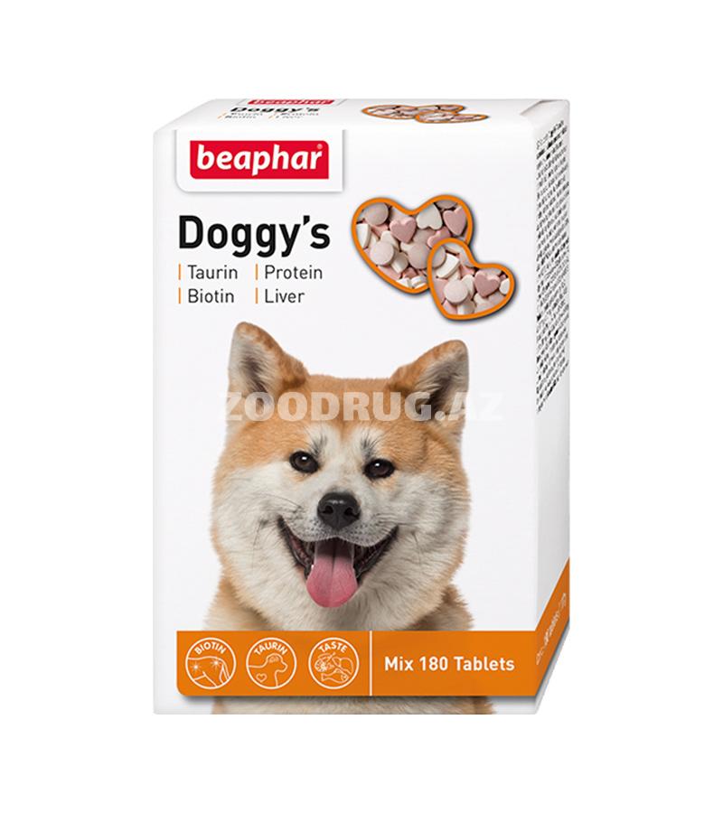 BEAPHAR DOGGY'S MIX – Беафар лакомство витаминизированное для собак Микс (180 шт)