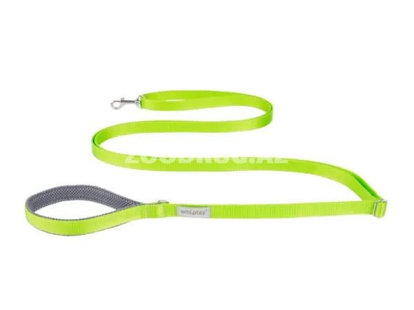Поводок Amiplay Adjustable Leash easy fix. Цвет: Зелёный. Размер S. Длина 160-300 x 1.5 см.