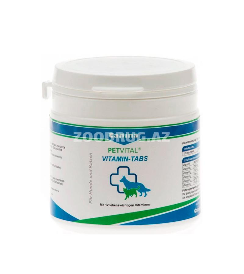 Витаминный комплекс Canina Petvital Vitamin-Tabs для привередливых собак и кошек 100 гр.