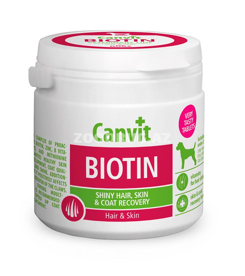Витаминный комплекс Canvit Biotin для кожи, шерсти и когтей собак малых и средних пород (100 гр)
