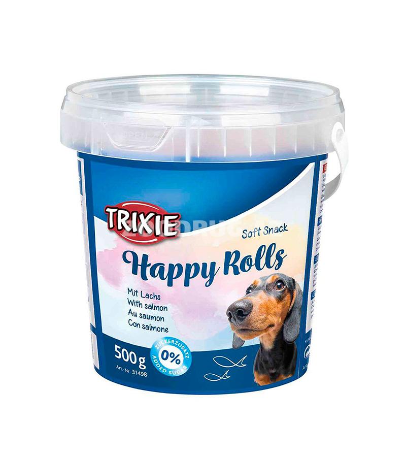 Лакомство Trixie Soft Snack Happy Rolls для собак со вкусом лосося (500 гр)