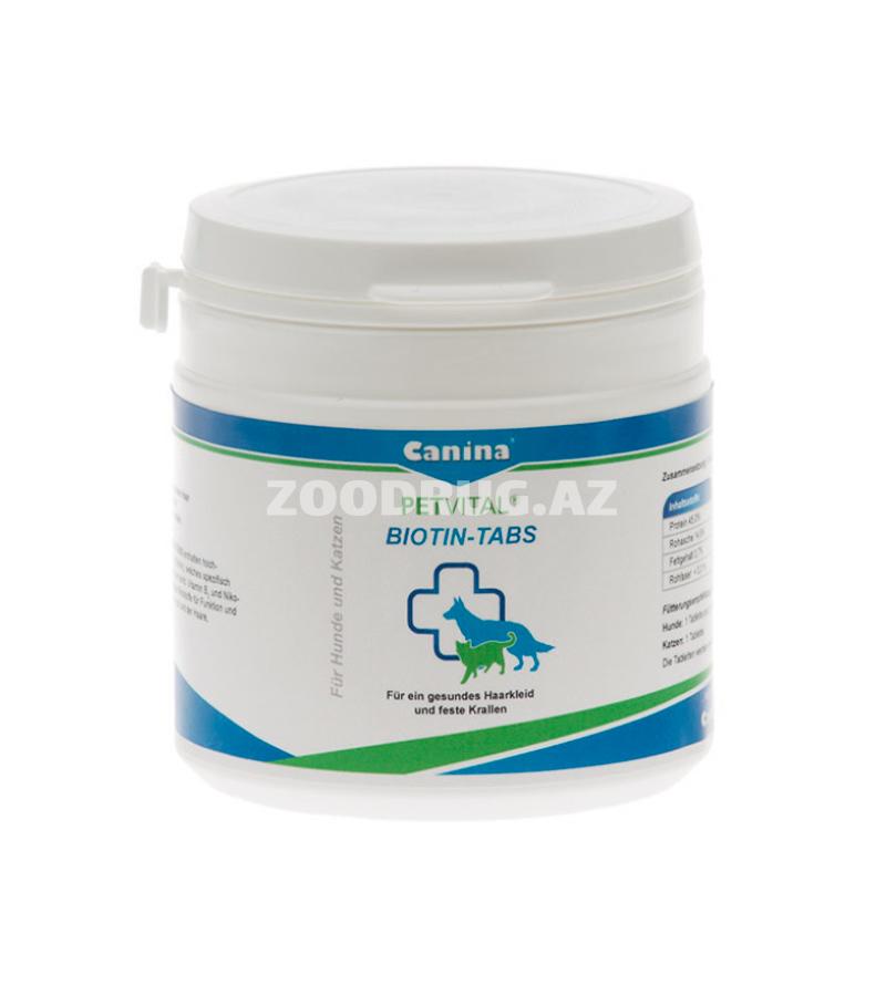 Витаминный комплекс Canina Petvital Biotin Tabs для привередливых собак и кошек 100 гр.