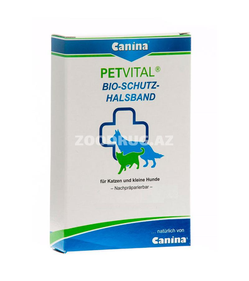 Ошейник Canina Petvital Bio-Schutz-Halsband для кошек и собак с биологической защитой. Цвет: Серый. Длина: 35 см.