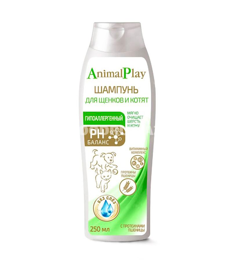 Шампунь Animal Play гипоаллергенный с протеинами пшеницы для щенков и котят (250 мл)