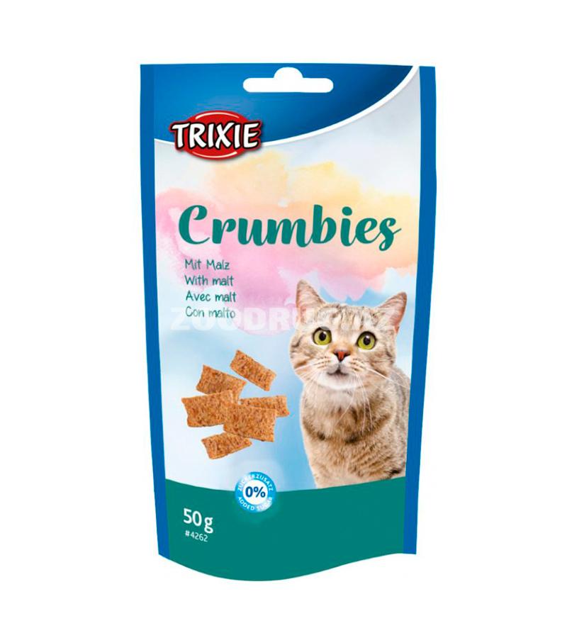 Лакомство Trixie Crumbies with Malt с солодовой пастой для кошек (50 гр)