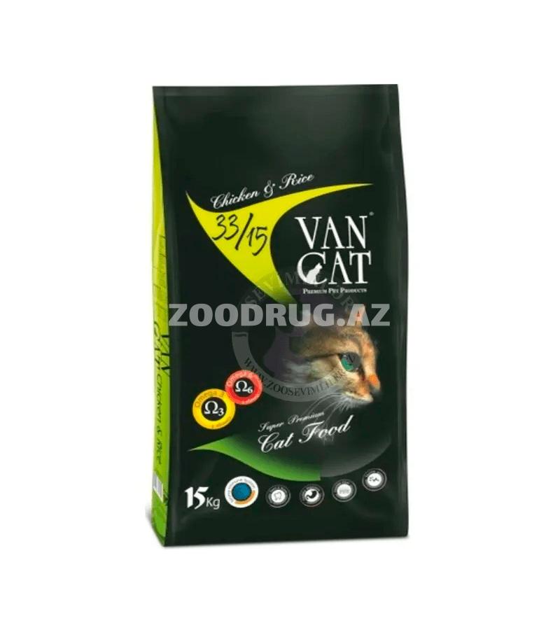 Сухой корм  VanCat 30/12 Super Premium Series  для  кошек с  курицей и рисом