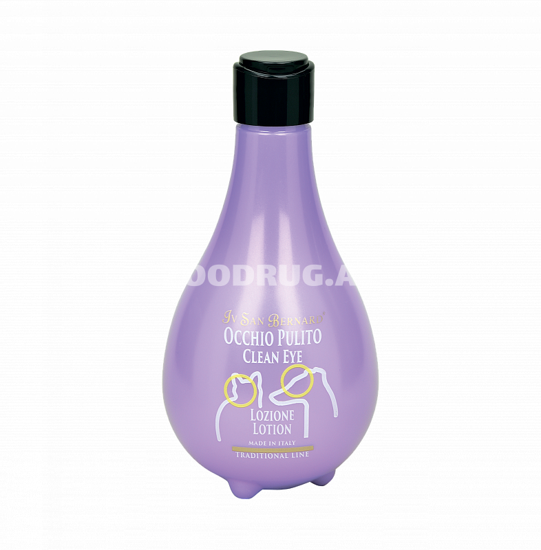 Лосьон IV SAN BERNARD TRADITIONAL LINE OCCHIO PULITO CLEAN EYE для очищения глаз кошек и собак (250 мл)