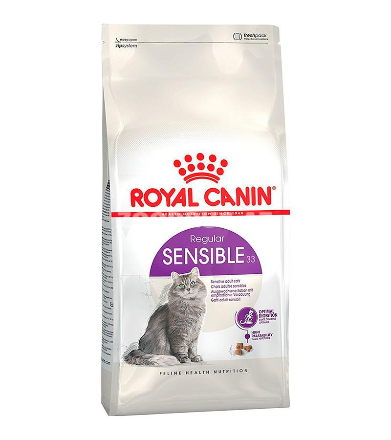 Сухой корм ROYAL CANIN SENSIBLE 33 для взрослых кошек с чувствительным пищеварением
