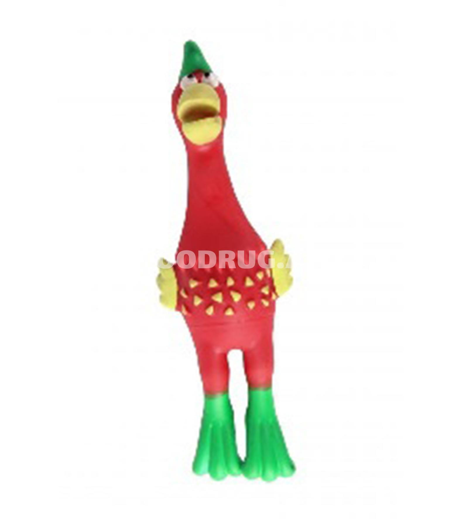 Игрушка Nunbell 0118 Pet Latex Toy “Кричащая курица” для собак.