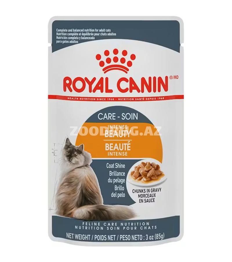 Влажный корм для кошек-Royal Canin Hair & Skin Care со вкусом рыбы 85гр