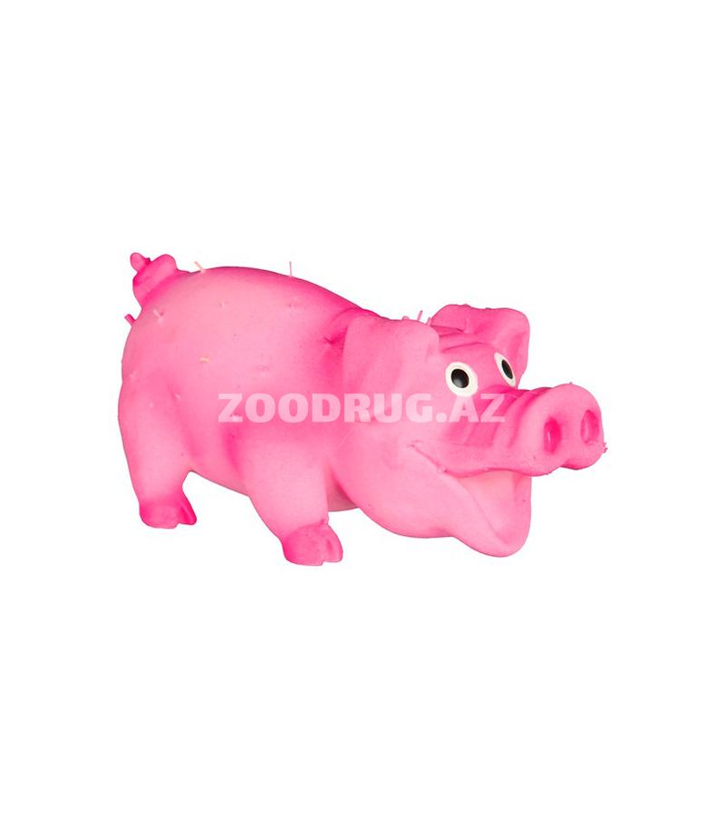 Игрушка TRIXIE "Свинка " для собак. Цвет: Розовый. Размер: 10 см.