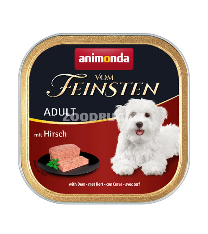Влажный корм  Animonda Vom Feinsten Adult для взрослых собак со вкусом оленины 150 гр.