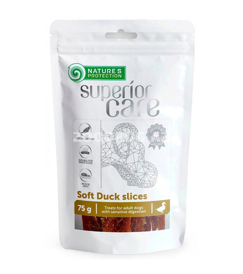 Лакомство Nature's Protection Superior Soft Duck Slices для собак со вкусом утки 75 гр.