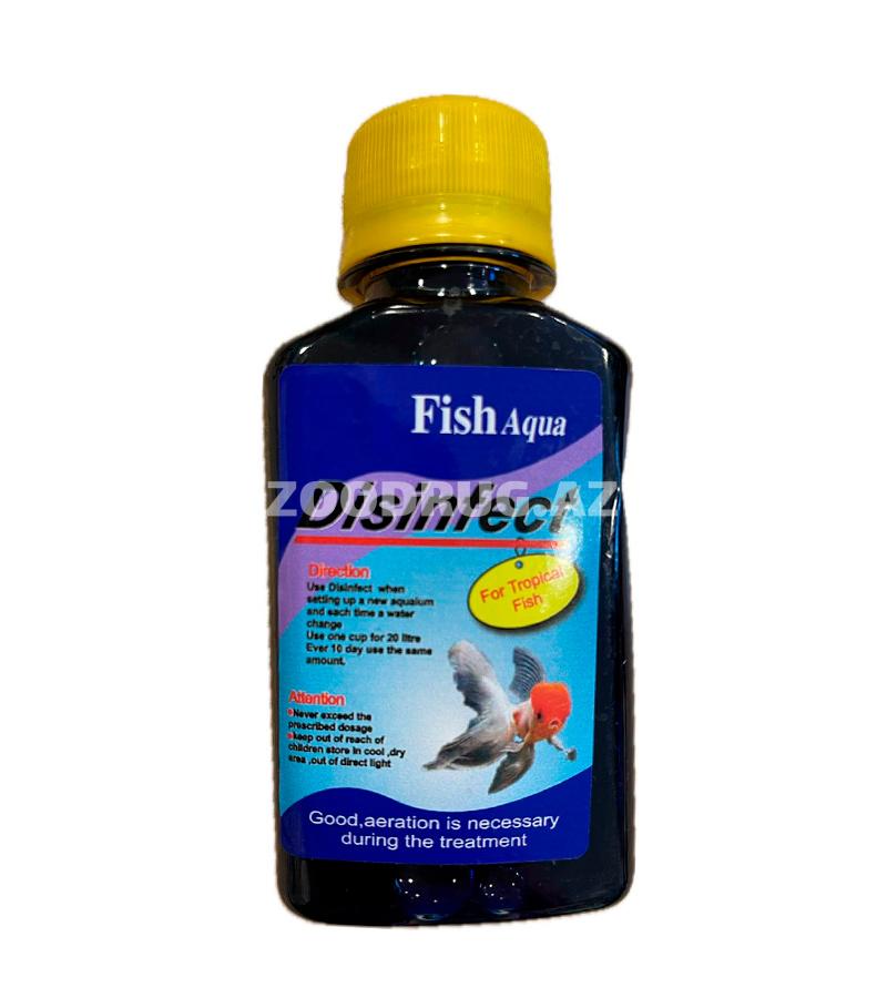 Дезинфекция для аквариума Fish Aqua Disinfect метиленовая синь 100 мл.