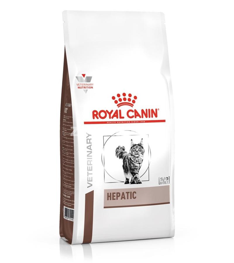 Сухой корм  Royal Canin Hepatic - специализированный ветеринарный рацион для поддержки функции печени у взрослых кошек.