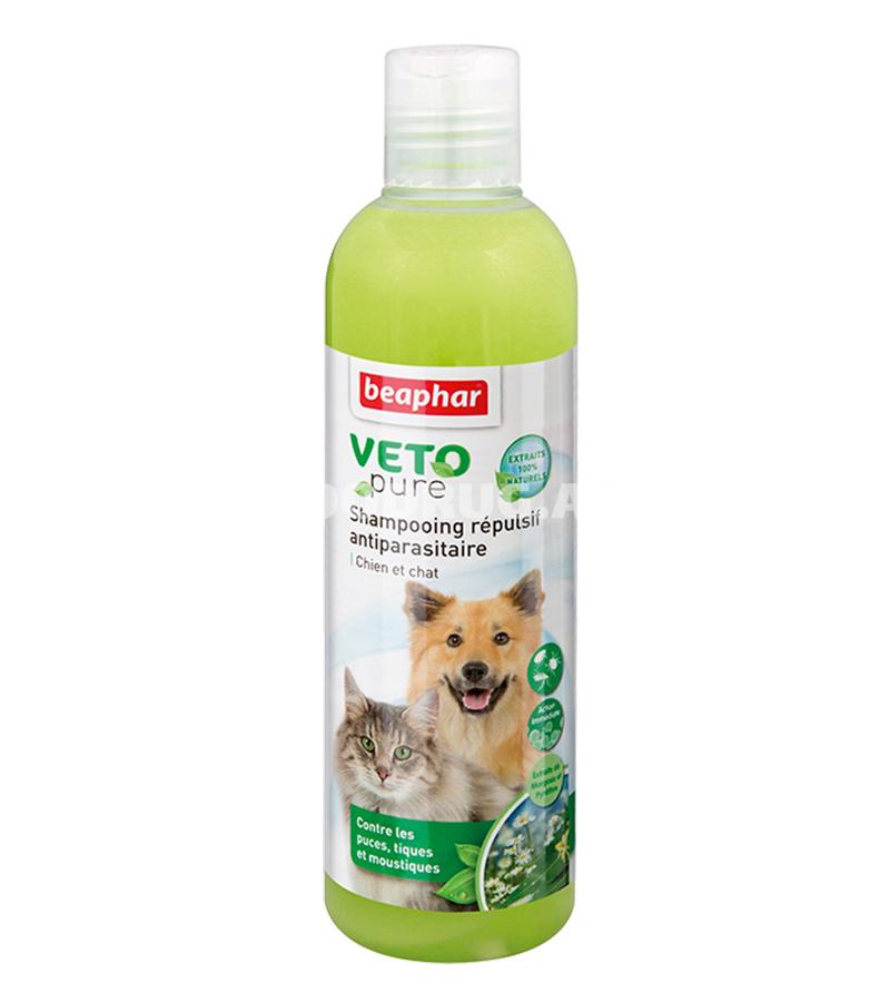 Шампунь Beaphar Bio Shampoo VETO от блох для кошек и собак (250 мл)