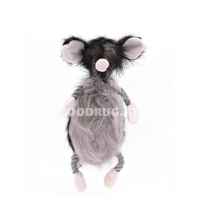 Игрушка для собак Nunbell 0178 в виде забавной крыски-это увлекательная и мягкая игрушка, которая быстро привлечёт внимание вашего питомца.