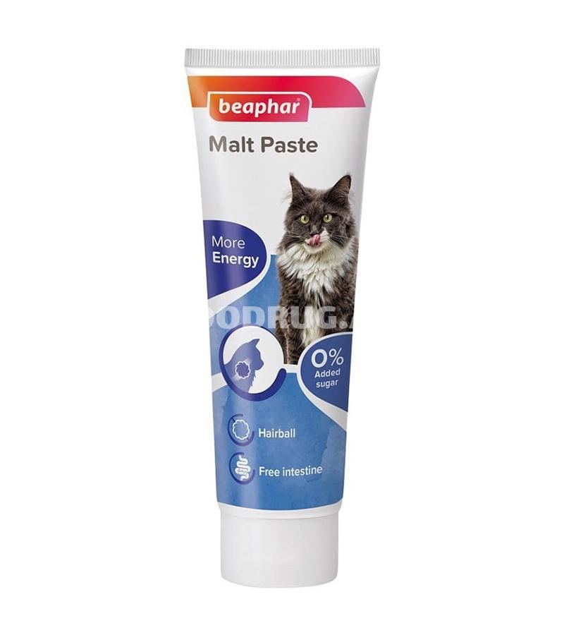 Паста для выведения шерсти у кошек Beaphar Malt Paste.