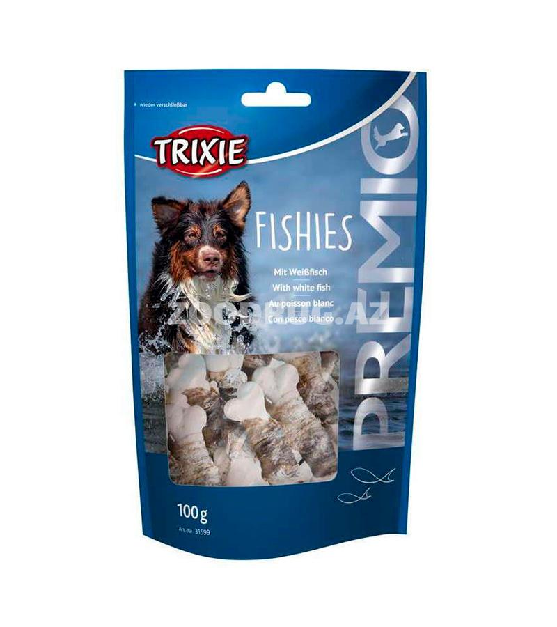 Trixie (Трикси) PREMIO Fishies - Лакомство косточка с рыбой для собак (100 гр)