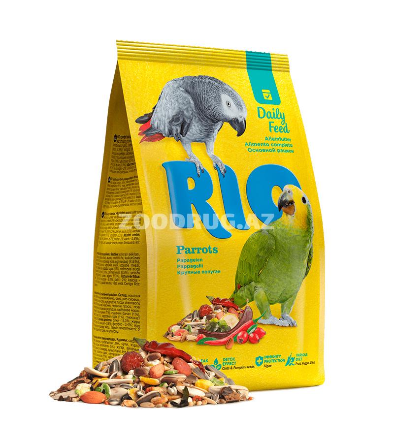 Корм RIO PARAKEETS для крупных попугаев 1 кг.
