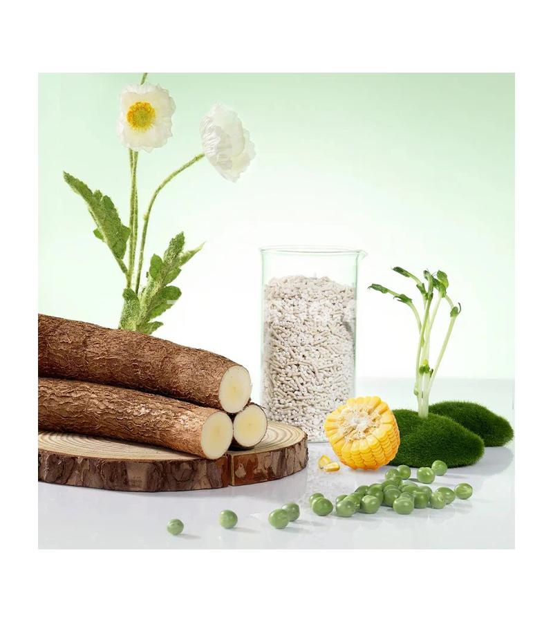 Натуральный комкующийся наполнитель PETKIT Natural Cat Litter Tofu & Cassava премиум-класса для кошачьего туалета