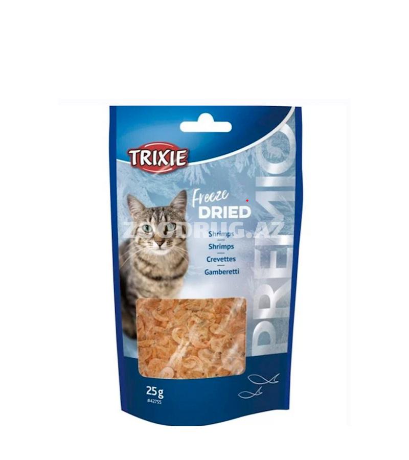 Cушенные креветки Trixie Freeze Dried Shrimps для кошек 25 гр.
