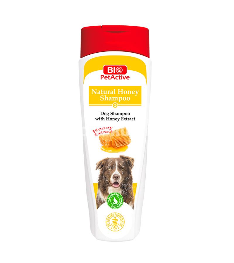 Шампунь Bio PetActive Shampoo натуральный  с медом и экстрактом пшеницы для собак 400 мл.