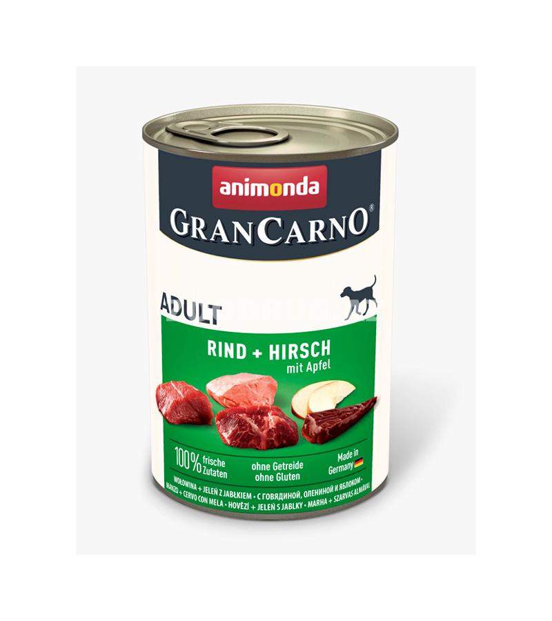 Влажный корм Animonda Gran Original Adult для взрослых собак со вкусом говядины, оленины и яблока 800 гр.