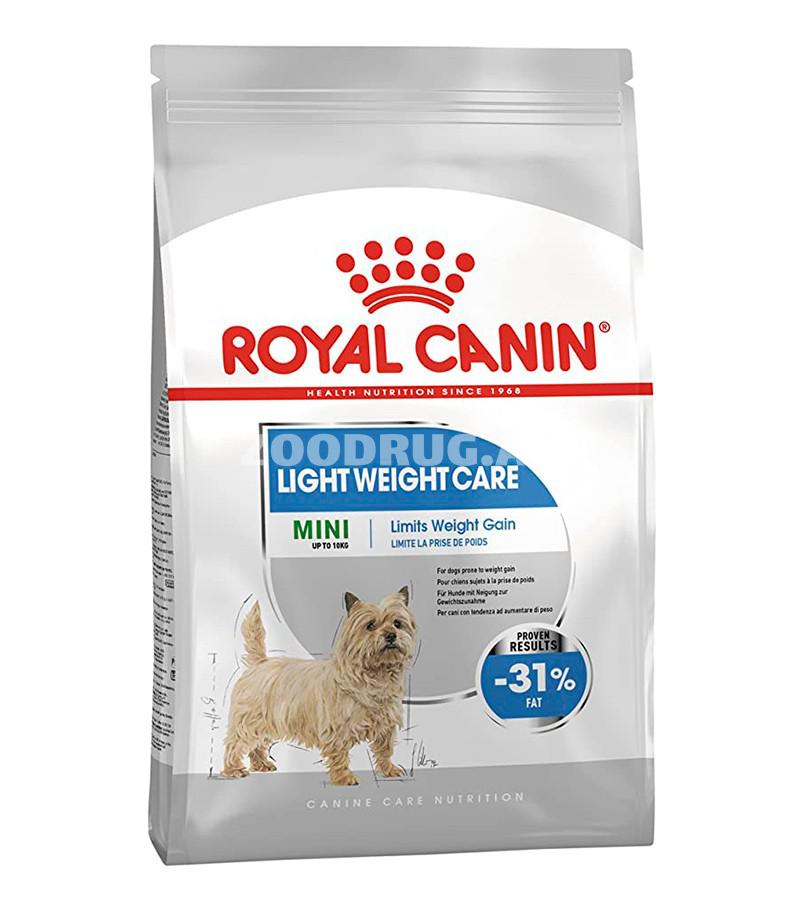 Сухой корм ROYAL CANIN MINI LIGHT WEIGHT CARE диетический для взрослых собак маленьких пород