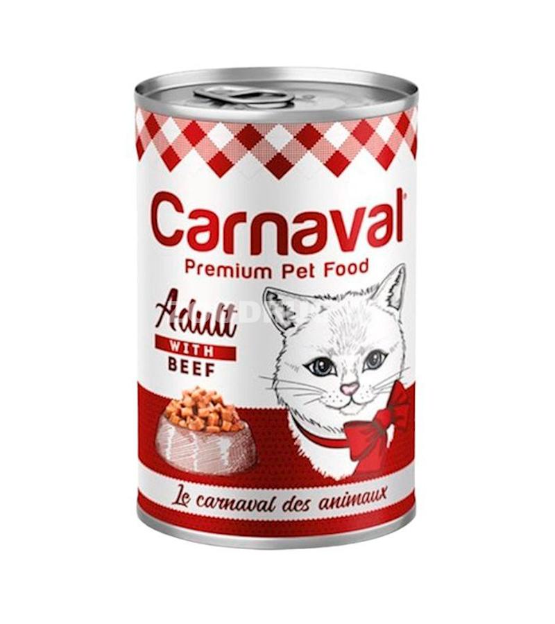 Влажный корм Carnaval Adult Cat Beef для взрослых кошек со вкусом говядины 400 гр.