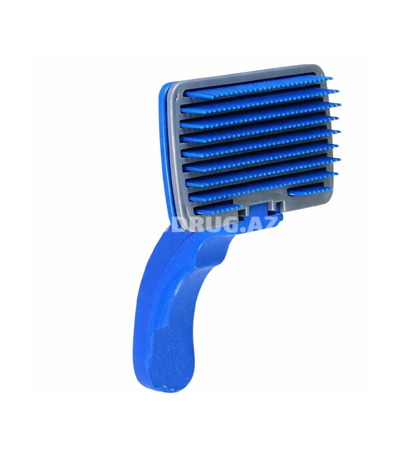 Расчёска-триммер Nunbell для удаления линяющей шерсти у собак и кошек #2136.