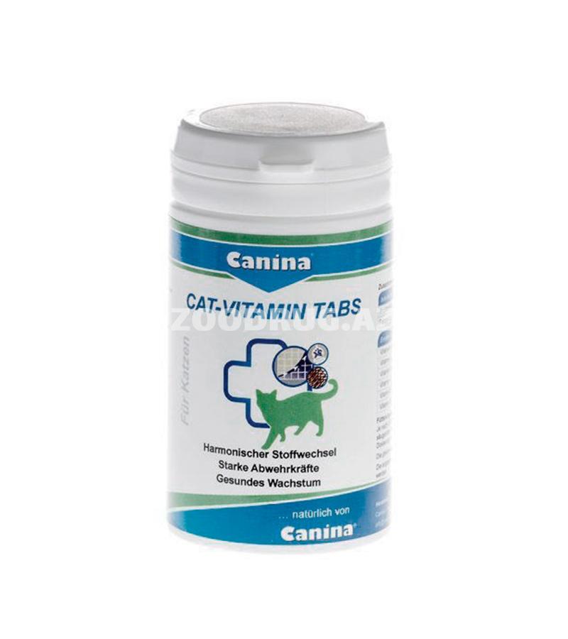 Витаминно-минеральный комплекс Canina Cat-Vitamin Tabs для иммунитета и обмена веществ (50 гр)
