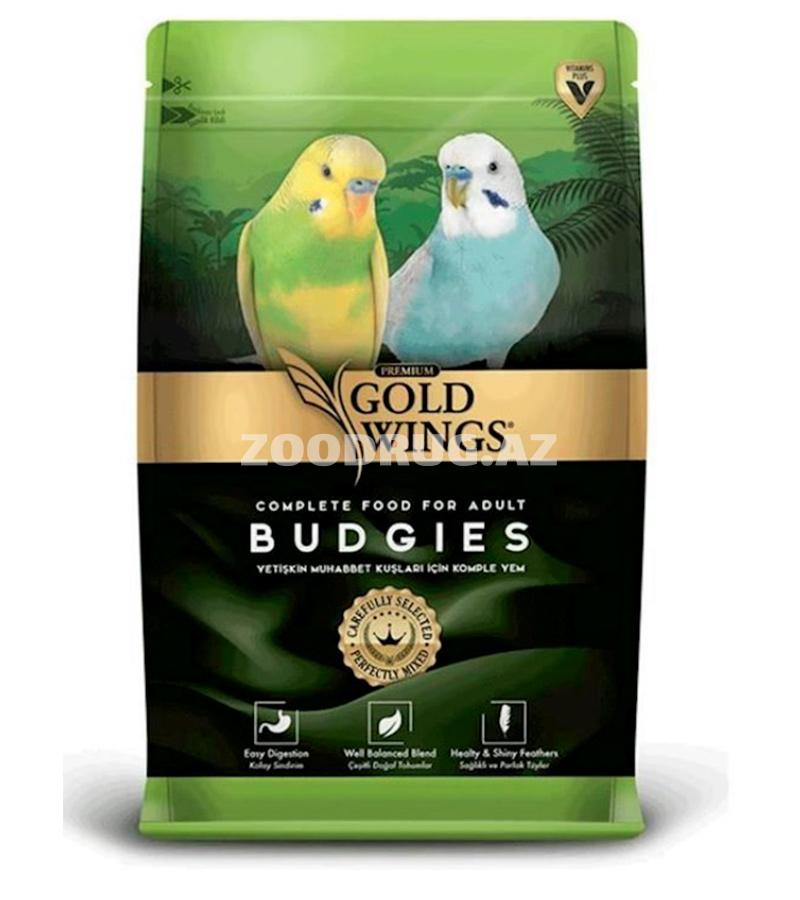 Корм Gold Wings премиальный для волнистых попугаев 1 кг.