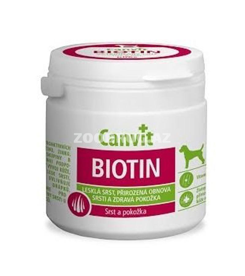 Витамины Canvit Biotin для улучшения состояния кожи и шерсти собак