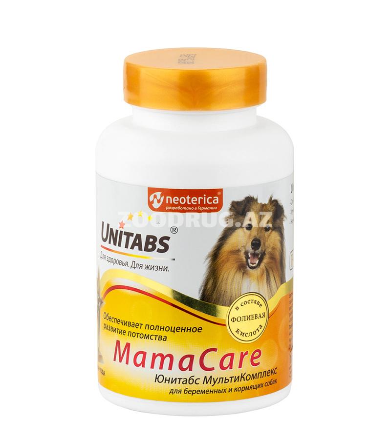 Витаминно-минеральный комплекс Unitabs МамаCare для беременных и кормящих собак 100 таблеток.