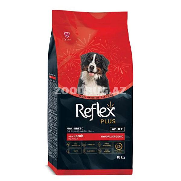 Сухой корм Reflex Plus Maxi Breed Adult Lamb -  для взрослых собак крупных пород с ягнёнком.